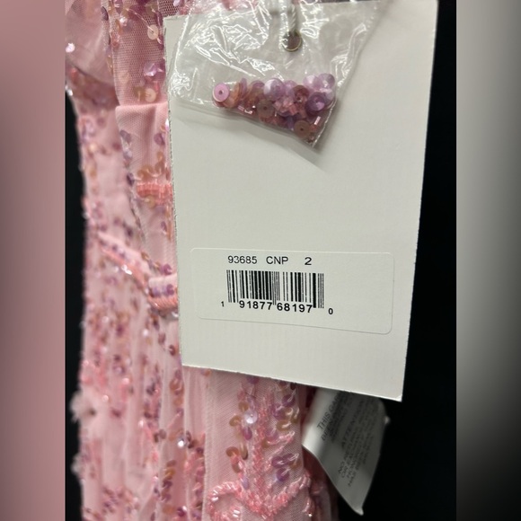 Mac Duggal 93685 Pink Long Sequins Formal Dress - Picture 7 of 9